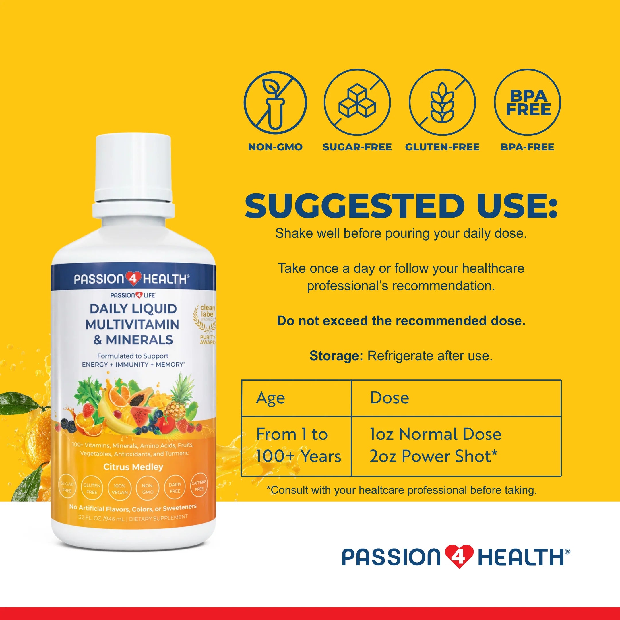 Daily Liquid Multivitamin + Minerals